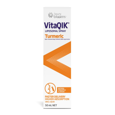 Henry Blooms VitaQIK® Liposomal Spray Turmeric 50mL Oral Liquid