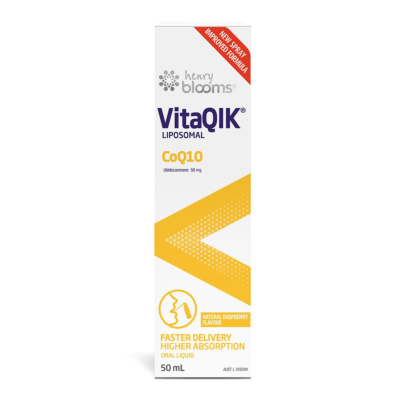 Henry Blooms VitaQIK® Liposomal Energy CoQ10 50mL Oral Liquid